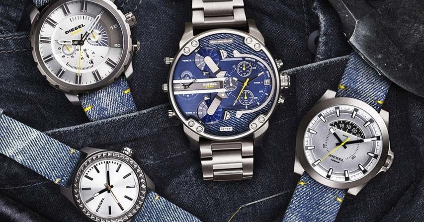 Diesel blue watch online