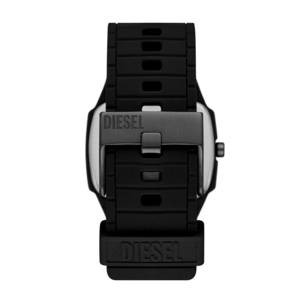 Cliffhanger 2.0 Three-Hand Black Silicone Watch