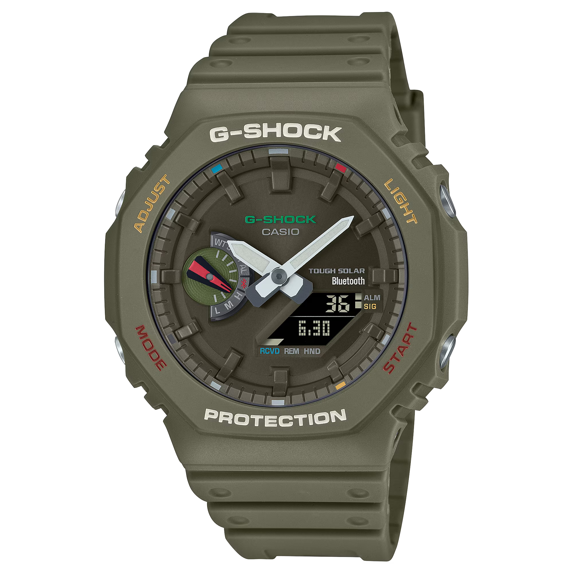 G shock transparent discount green