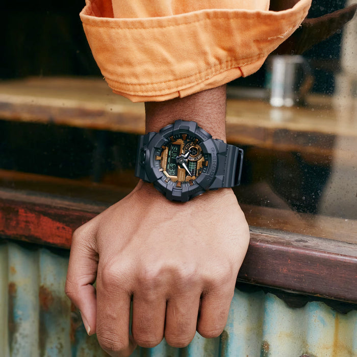 GA700CR-1A Black & Rust Series Watch