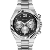 GUESS Mens Silver Tone Multi-function Watch GW0703G1