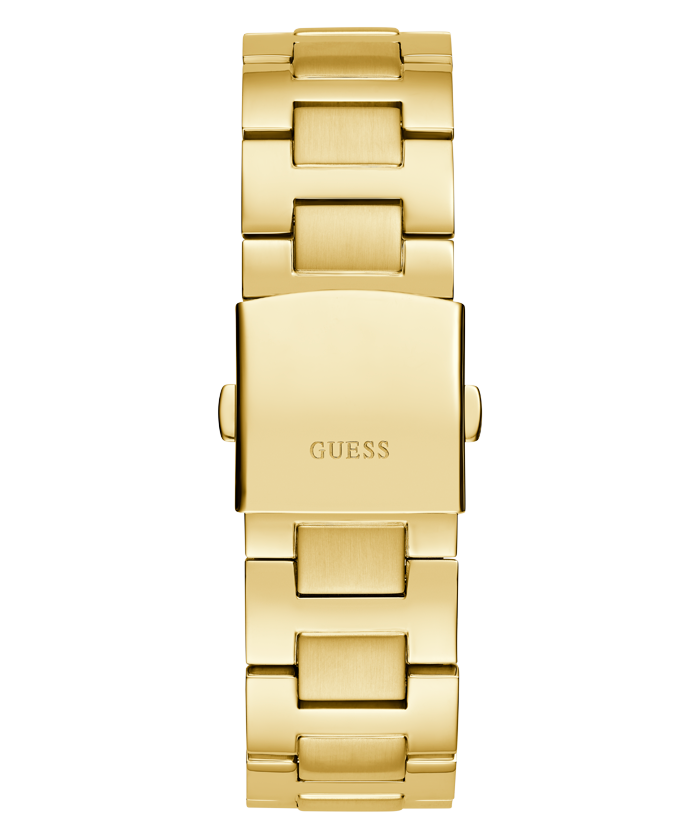 GUESS Mens Gold Tone Multi-function Watch GW0703G2