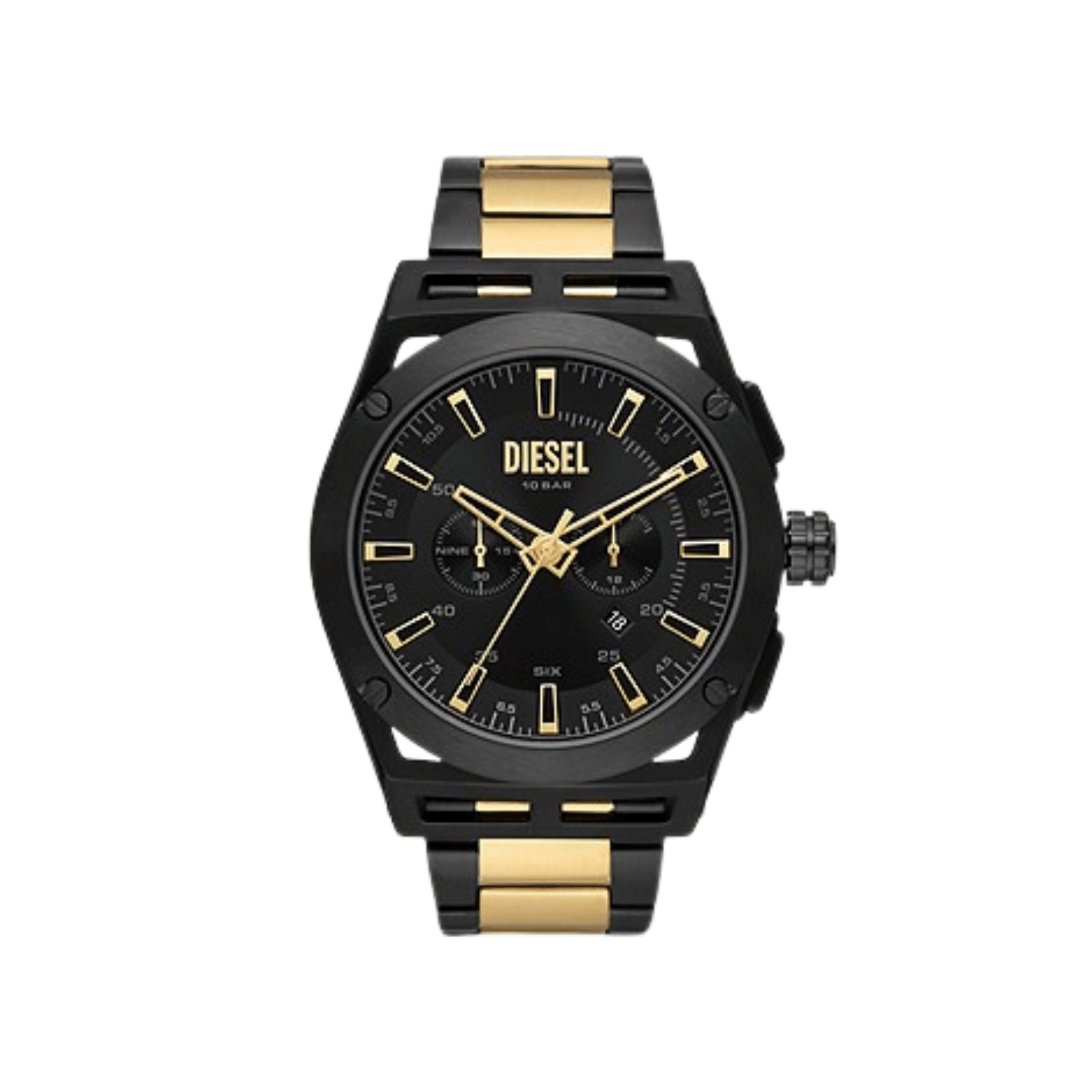 Diesel gold and black watch on sale