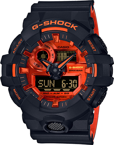 G shock watch orange colour online