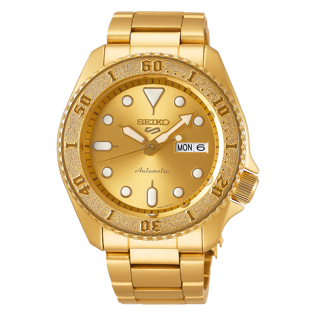 Seiko 5 watch golden discount