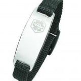 Alpine Stainless Steel/Velcro Medical ID Bracelet