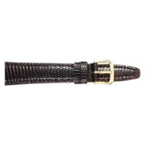 Genuine Lizard Padded Stitched