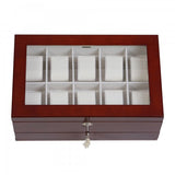 Christo Watch Box Walnut Ivory Sue