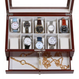 Christo Watch Box Walnut Ivory Sue