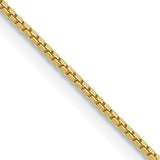 10K 0.85mm Gold Box Chain