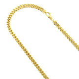 10K Square Franco 5.3mm Chain