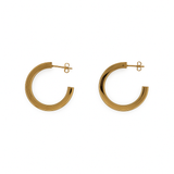 10K Yellow Gold Open Hoop Earrings