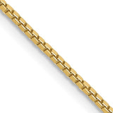 1.18mm Box Chain In 10K Yellow Gold