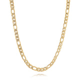 7mm Diamond Cut Figaro Chain