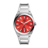 Everett Three-Hand Date Stainless Steel Watch