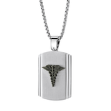IP Medic Alert Dog Tag Necklace