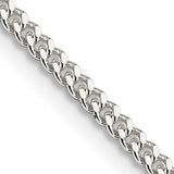 Sterling Silver 2.1mm Curb Chain