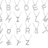 Sterling Silver Pendant Initial Necklaces By Jayelle