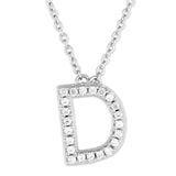 Sterling Silver Pendant Initial Necklaces By Jayelle