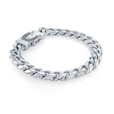 10mm Curb Fancy Clasp Bracelet