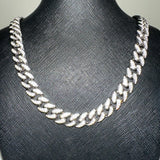10mm Miami Cuban CZ Chain Silver