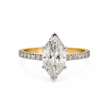 2.07 ct Marquise 14Ky Ring T.W 2.5CT