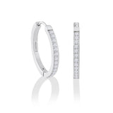 22MM CZ Eternity Hoops
