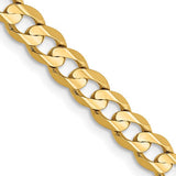 4.2mm Curb Chain In 10KT Yellow Gold