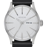 All Silver / Black Sentry Leather