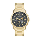 Armani Exchange Banks Watch Gold