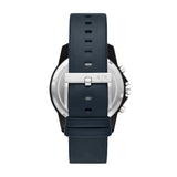Armani Exchange Blue Leather Chronograph