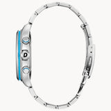 Blue Eco-Drive Watch