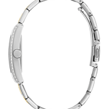 Bonnie 2-Tone Crystal Square Analog Watch