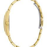 Bonnie Gold-Tone Crystal Square Analog Watch