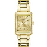 Bonnie Gold-Tone Crystal Square Analog Watch