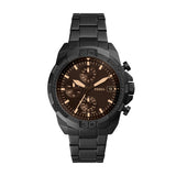 Bronson Chronograph Black Stainless Steel Watch