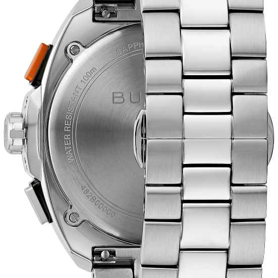 Bulova Racer Chronograph Watch with Light Blue Dial 98B432