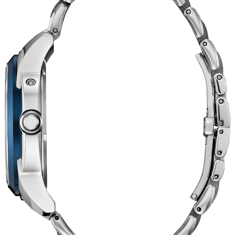 Calendrier Blue Stainless Steel BU0088-51H