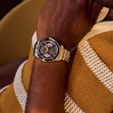 Calendrier Blue Stainless Steel BU0088-51H