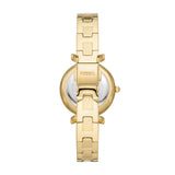 Carlie Three-Hand Gold-Tone Stainless Steel Watch