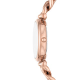 Carlie Three-Hand Rose Gold-Tone Stainless Steel Watch and Bracelet Set ES5378