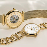 Carlie Three-Hand Stainless Steel Bracelet