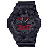 Casio G-Shock Black And Bold Red GA700BBR-1A