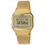 Casio Vintage Gold Tone Mesh Band A1000-9VT