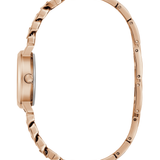 Chime Rose Gold-Tone Mixed Chain Analog Watch
