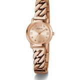 Chime Rose Gold-Tone Mixed Chain Analog Watch