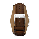 Coachman Chronograph Brown Leather Watch