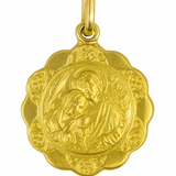 Communion Medallion 10K Yellow Gold
