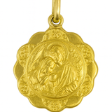 Communion Medallion 10K Yellow Gold