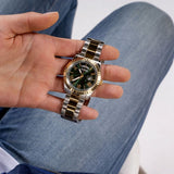 Connoisseur Green Dial Watch Mens